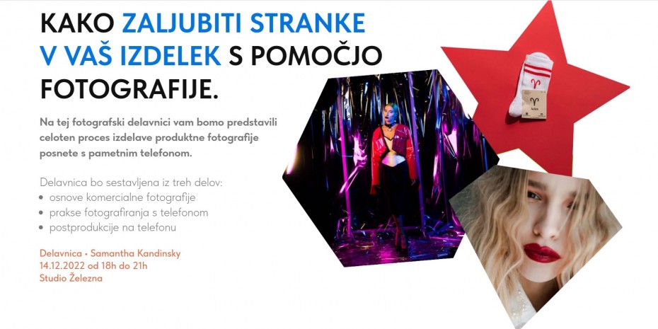 Delavnica produktne fotografije s pametnimi telefoni